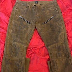 PRPS Demon brown skinny jeans size 34.